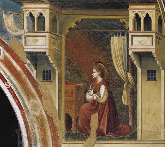 GIOTTO di Bondone The Virgin Receiving the Message France oil painting art